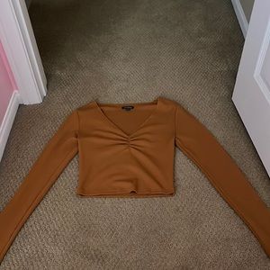 Wild Fable Burnt Orange Longsleeve Top